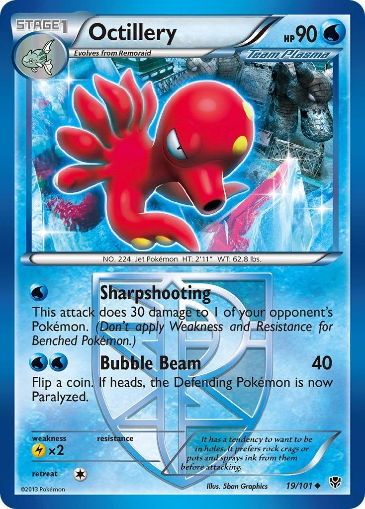 Octillery (Team Plasma) (19/101) (Plasma Blast)