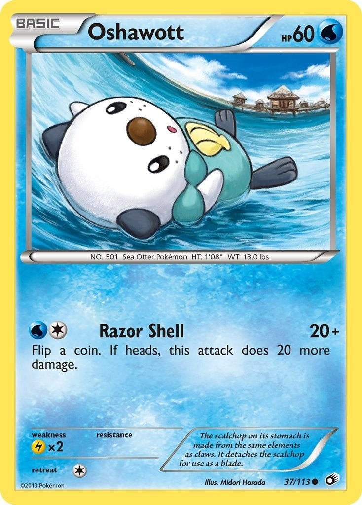 Oshawott (37/113) (Legendary Treasures)
