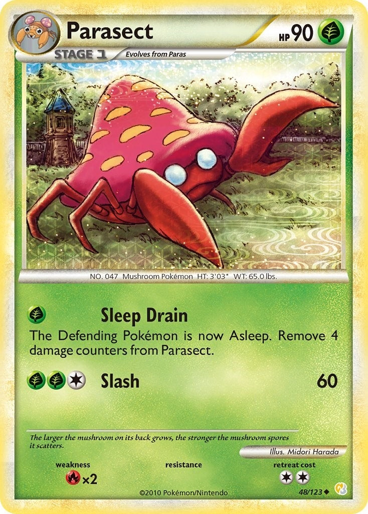 Parasect (48/123) (HeartGold SoulSilver)