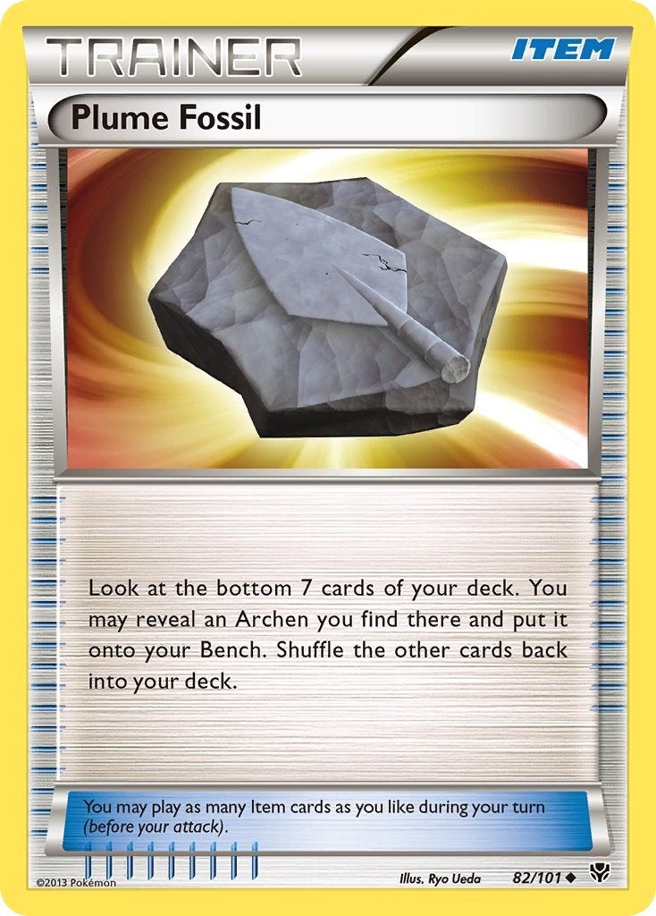 Plume Fossil (82/101) (Plasma Blast)