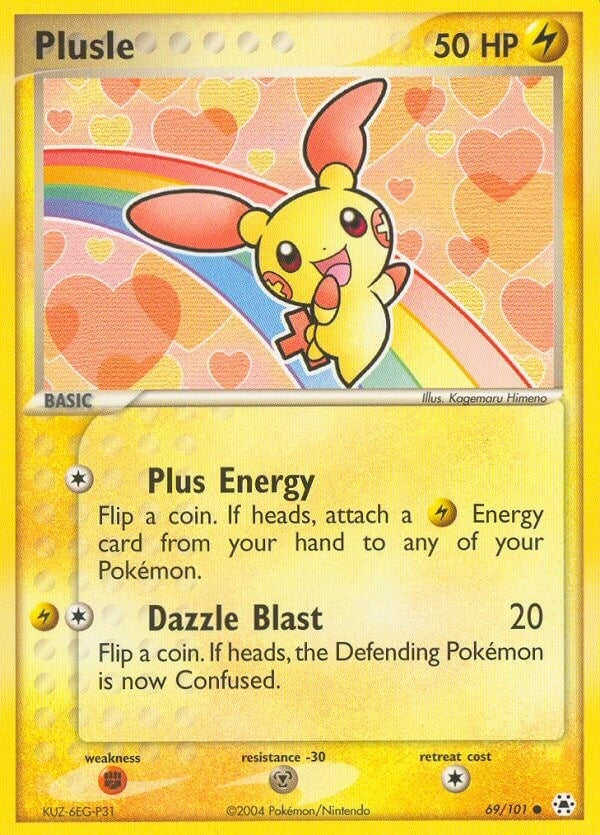 Plusle (69/101) (EX Hidden Legends)