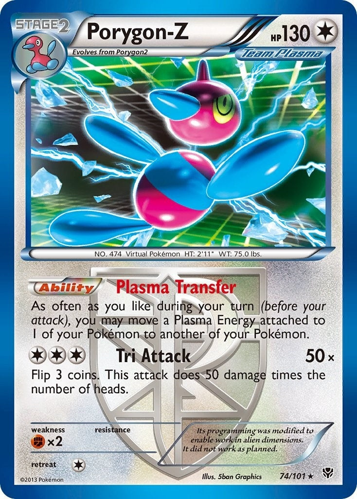 Porygon-Z (Team Plasma) (74/101) (Plasma Blast)