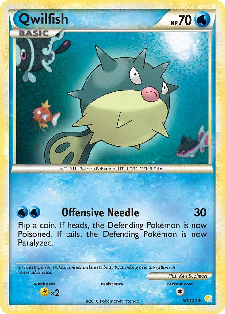 Qwilfish (50/123) (HeartGold SoulSilver)