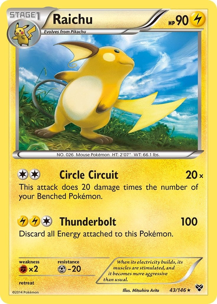 Raichu (43/146) (XY Base Set)