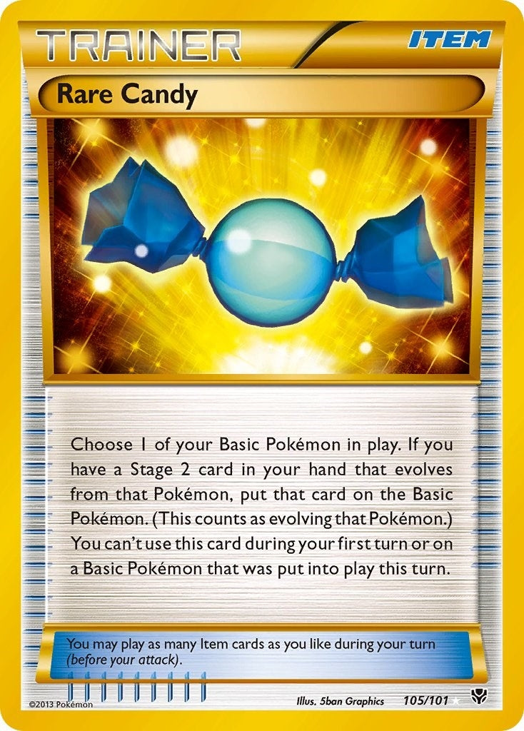 Rare Candy (105 Secret Rare) (105/101) (Plasma Blast)
