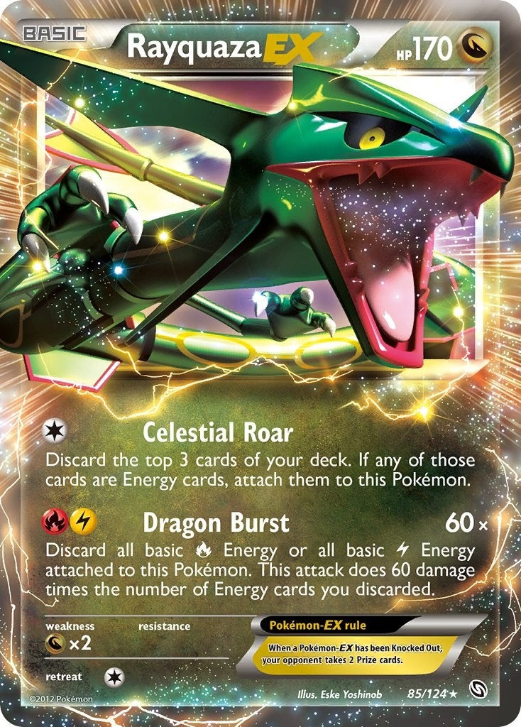 Rayquaza EX (85/124) (Dragons Exalted)