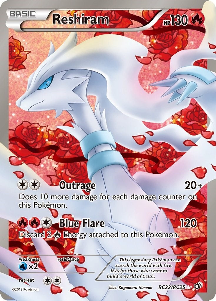 Reshiram (Full Art) (RC22/RC25) (Legendary Treasures: Radiant Collection)