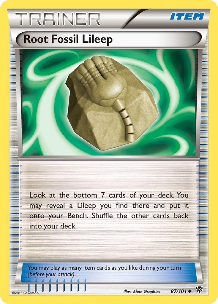 Root Fossil Lileep (87/101) (Plasma Blast)