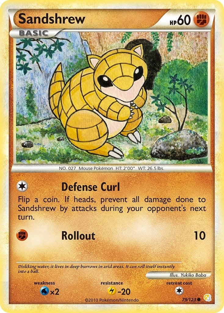 Sandshrew (79/123) (HeartGold SoulSilver)