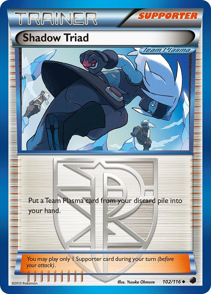 Shadow Triad (Team Plasma) (102/116) (Plasma Freeze)