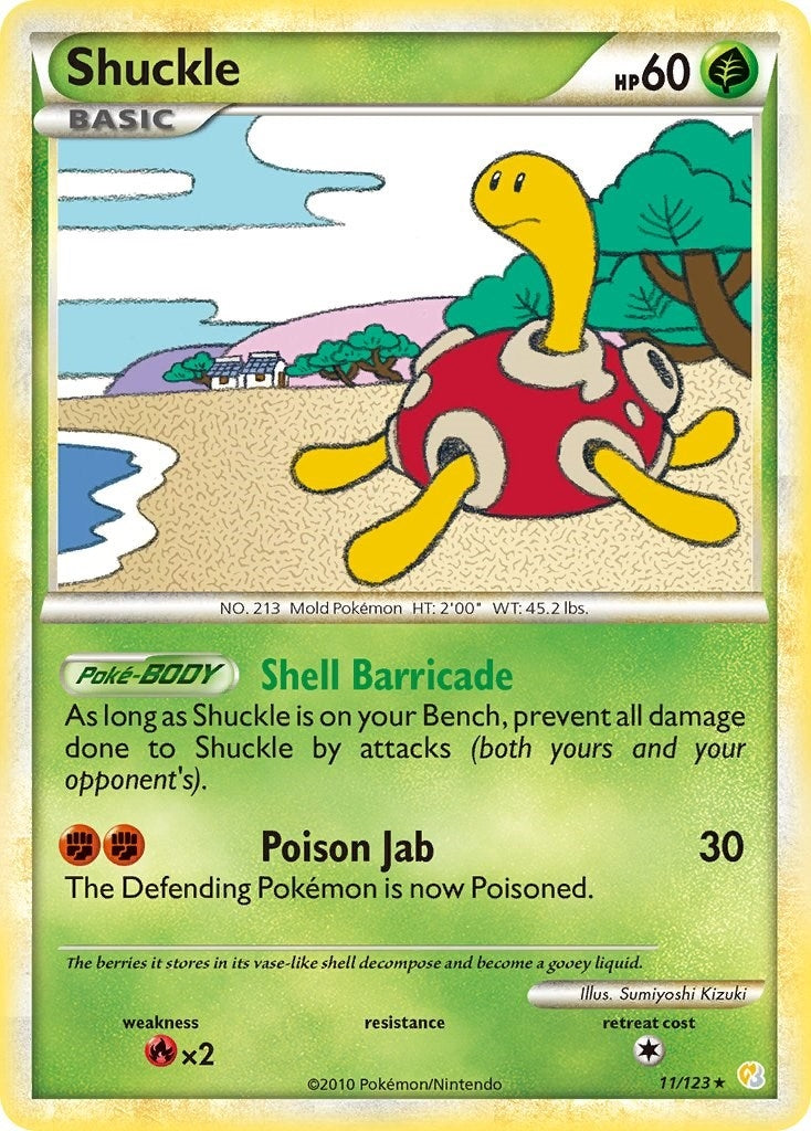 Shuckle (11/123) (HeartGold SoulSilver)