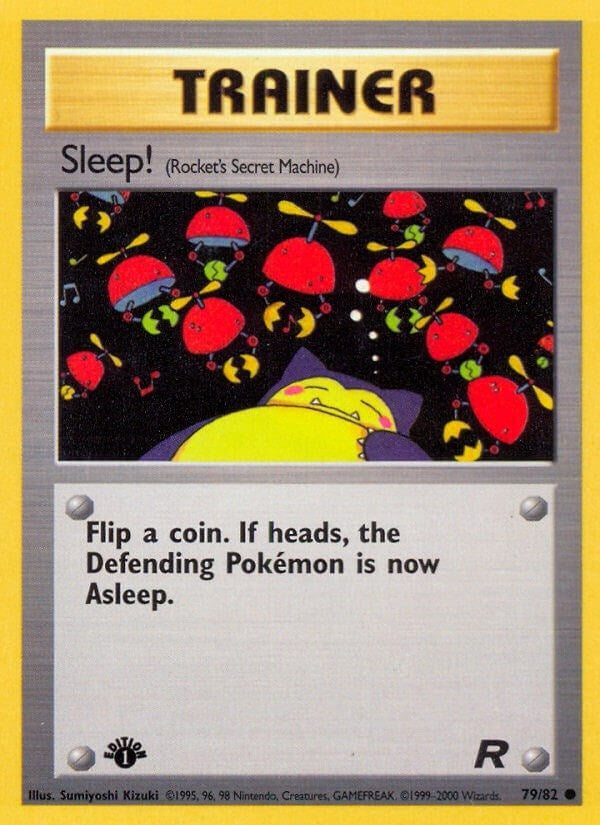 Sleep! (Rocket's Secret Machine) (79/82) (Team Rocket)