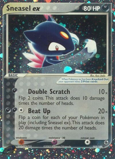 Sneasel ex (103/109) (Ruby and Sapphire)