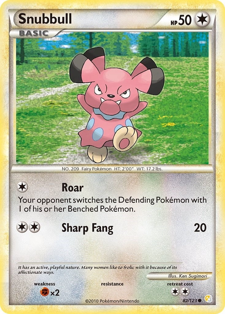Snubbull (82/123) (HeartGold SoulSilver)