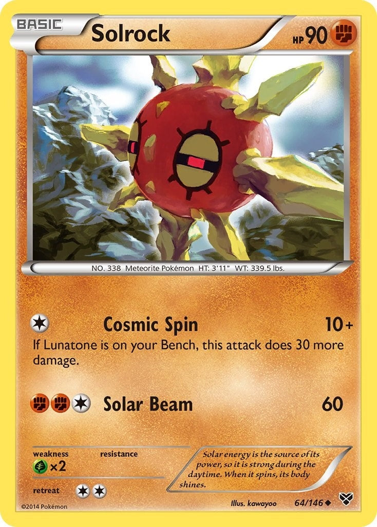 Solrock (64/146) (XY Base Set)