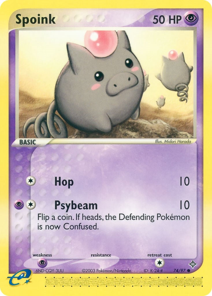 Spoink (74/97) (EX Dragon)