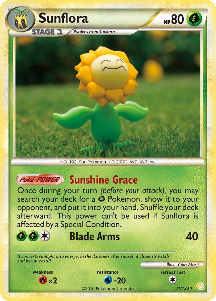 Sunflora (31/123) (HeartGold SoulSilver)