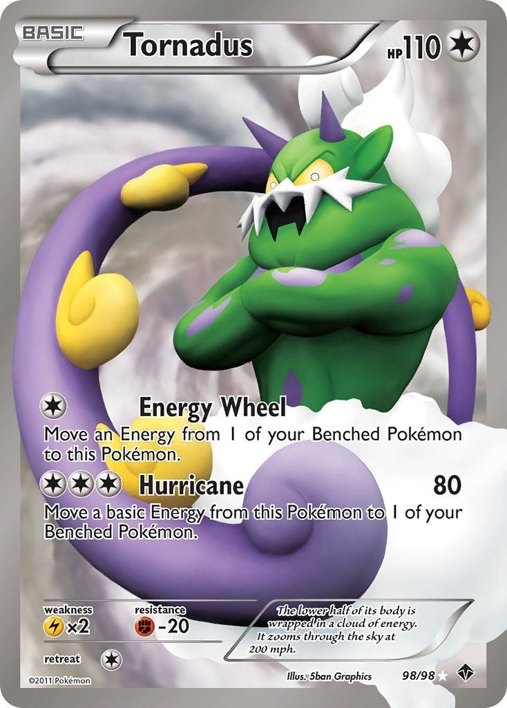 Tornadus (98 Full Art) (98/98) (Emerging Powers)