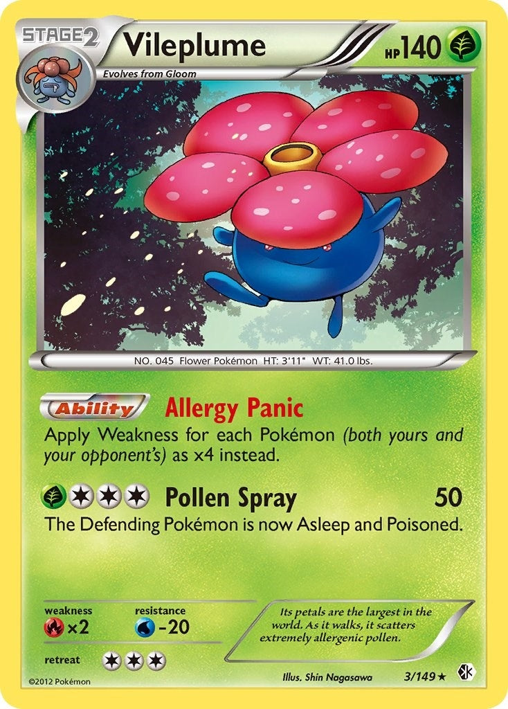 Vileplume (3/149) (Boundaries Crossed)