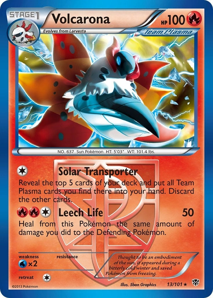 Volcarona (Team Plasma) (13/101) (Plasma Blast)