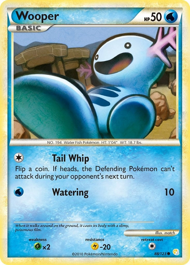Wooper (88/123) (HeartGold SoulSilver)