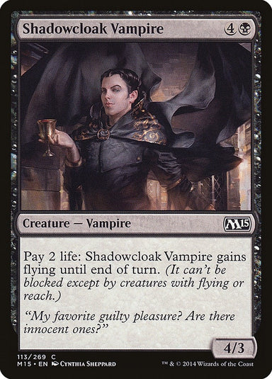 Image for Shadowcloak Vampire (113) (Magic 2015 (M15)) - Magic: The Gathering