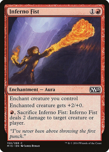 Image for Inferno Fist (150) (Magic 2015 (M15)) - Magic: The Gathering