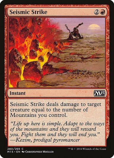 Image for Seismic Strike (280) (Magic 2015 (M15)) - Magic: The Gathering