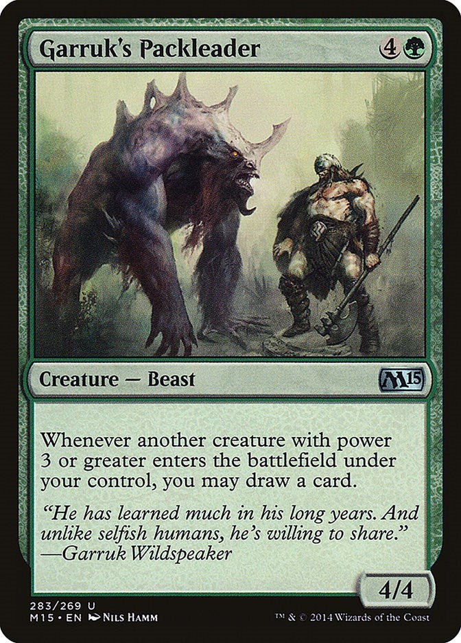 Image for Garruk's Packleader (283) (Magic 2015 (M15)) - Magic: The Gathering