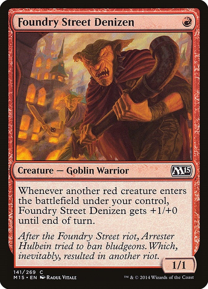Image for Foundry Street Denizen (141) (Magic 2015 (M15)) - Magic: The Gathering