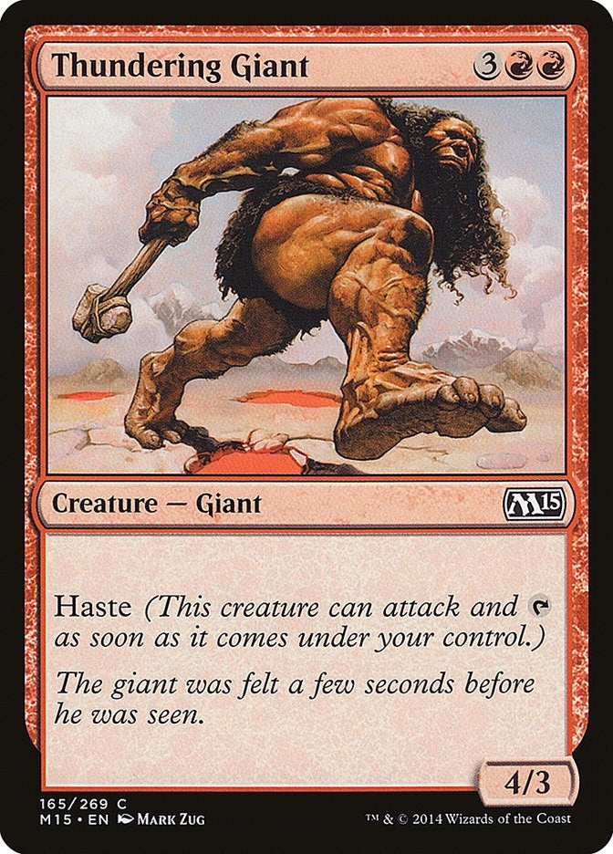 Image for Thundering Giant (165) (Magic 2015 (M15)) - Magic: The Gathering