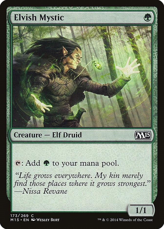 Image for Elvish Mystic (173) (Magic 2015 (M15)) - Magic: The Gathering