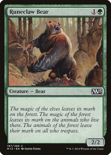 Image for Runeclaw Bear (197) (Magic 2015 (M15)) - Magic: The Gathering