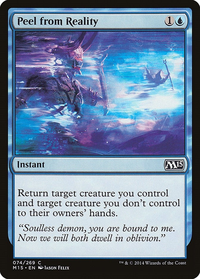 Image for Peel from Reality (74) (Magic 2015 (M15)) - Magic: The Gathering