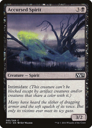 Image for Accursed Spirit (85) (Magic 2015 (M15)) - Magic: The Gathering