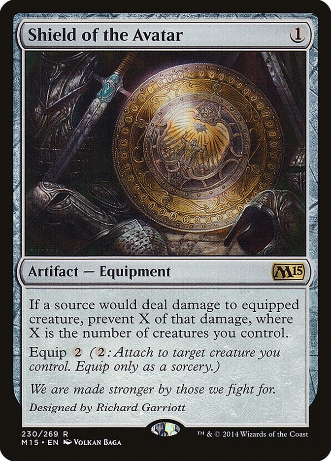 Image for Shield of the Avatar (230) (Magic 2015 (M15)) - Magic: The Gathering
