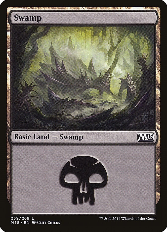 Image for Swamp (259) (259) (Magic 2015 (M15)) - Magic: The Gathering