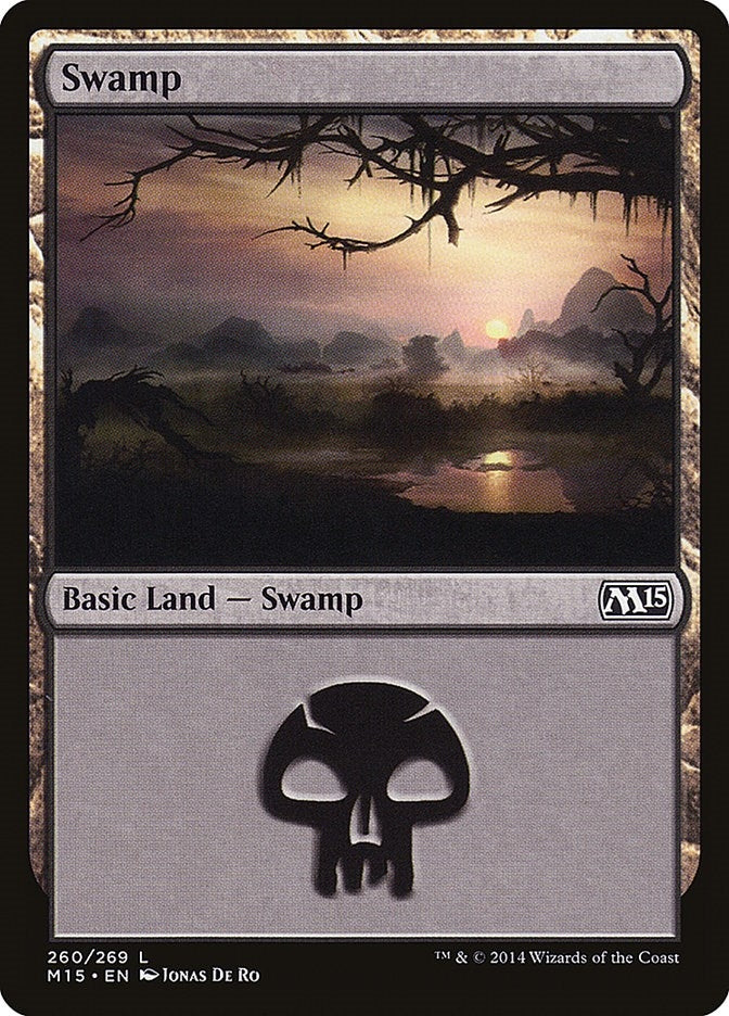 Image for Swamp (260) (260) (Magic 2015 (M15)) - Magic: The Gathering
