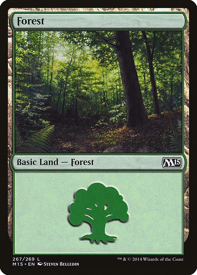 Image for Forest (267) (267) (Magic 2015 (M15)) - Magic: The Gathering