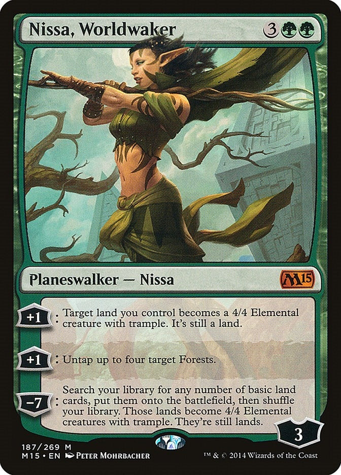 Image for Nissa, Worldwaker (187) (Magic 2015 (M15)) - Magic: The Gathering