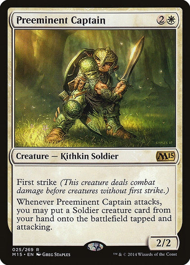 Image for Preeminent Captain (25) (Magic 2015 (M15)) - Magic: The Gathering