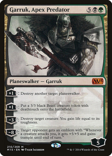 Image for Garruk, Apex Predator (210) (Magic 2015 (M15)) - Magic: The Gathering