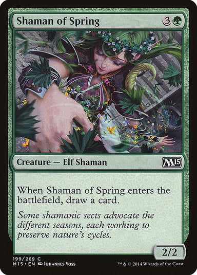 Image for Shaman of Spring (199) (Magic 2015 (M15)) - Magic: The Gathering