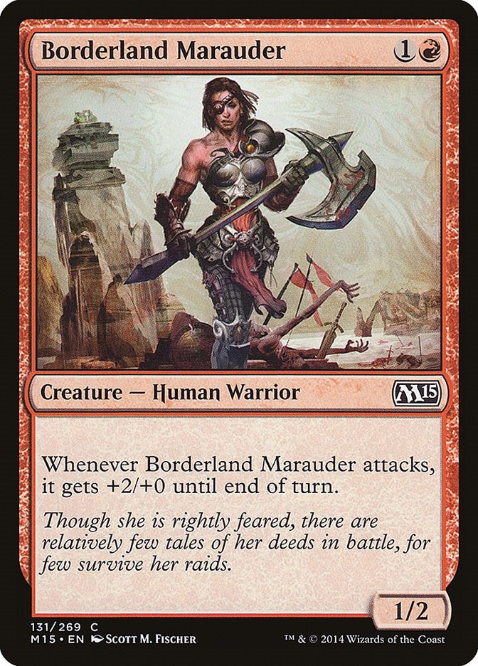 Image for Borderland Marauder (131) (Magic 2015 (M15)) - Magic: The Gathering