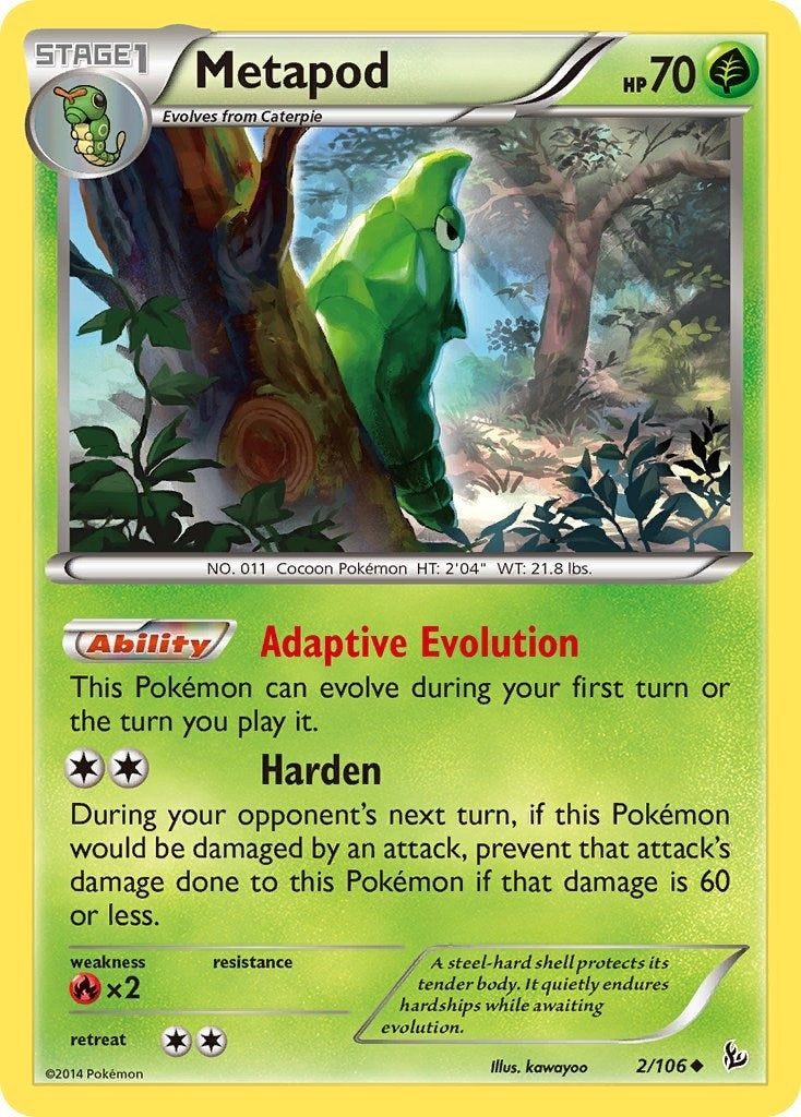 Metapod (2/106) (XY - Flashfire)