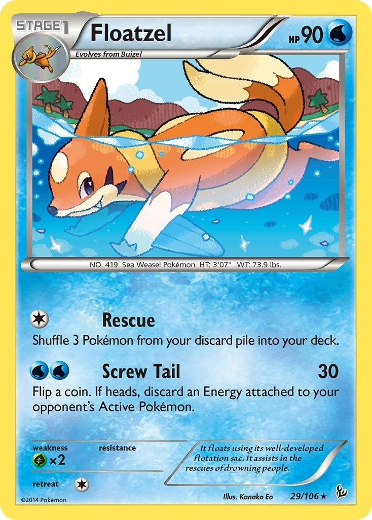 Floatzel (29/106) (XY - Flashfire)