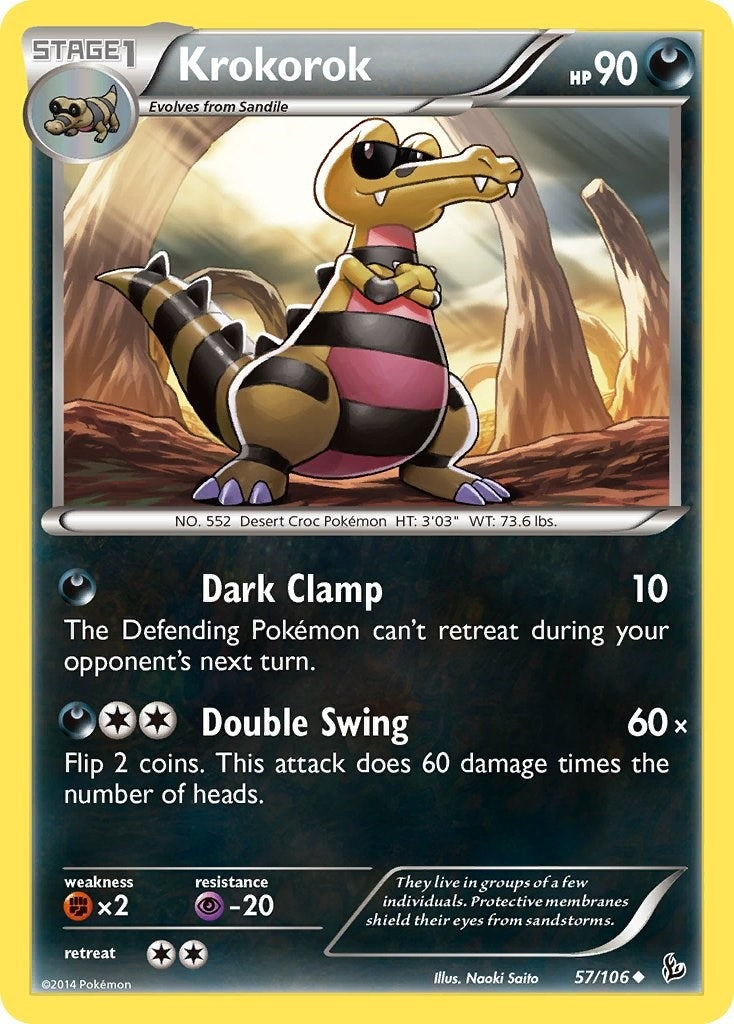 Krokorok (57/106) (XY - Flashfire)