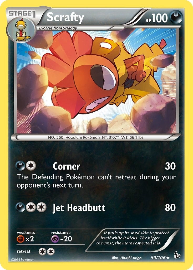 Scrafty (59/106) (XY - Flashfire)