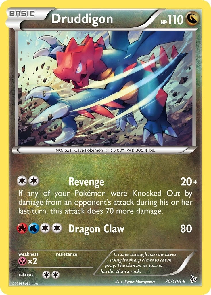 Druddigon (70/106) (XY - Flashfire)