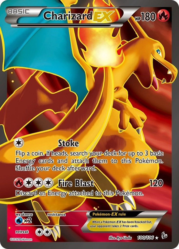 Charizard EX (100 Full Art) (100/106) (XY - Flashfire)
